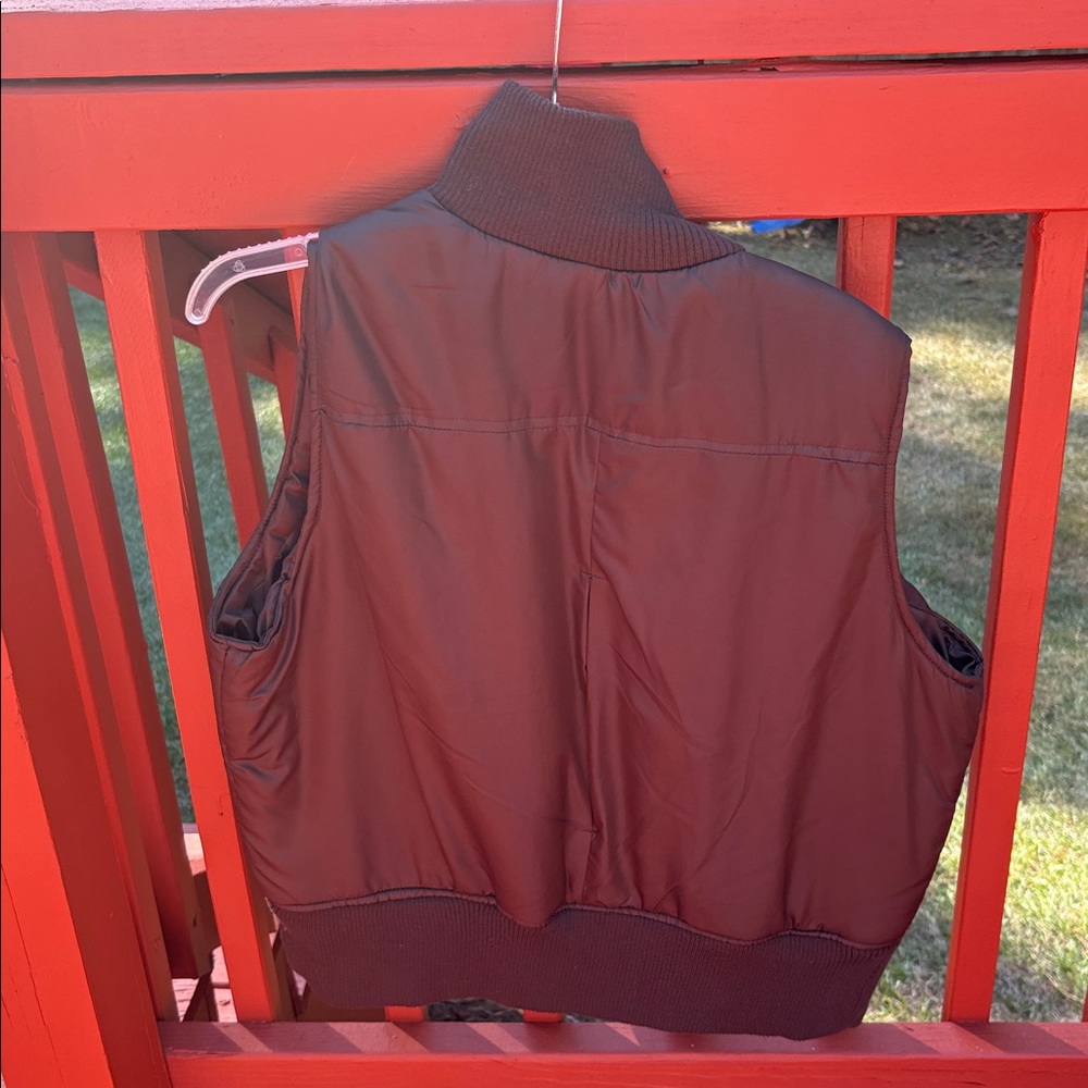 Deb Chocolate Sleeveless Vest - Picture 3 of 3